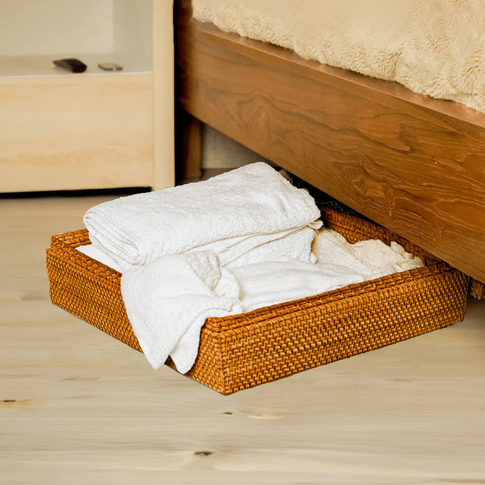 A Space-Saving Delight: Rattan Underbed Storage Must-Haves