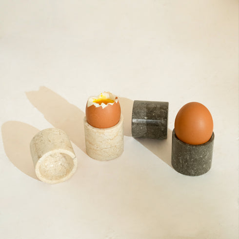 Handmade Marble Egg Cup – Natural Stone Egg Holder