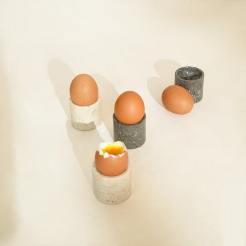 Handmade Marble Egg Cup – Natural Stone Egg Holder
