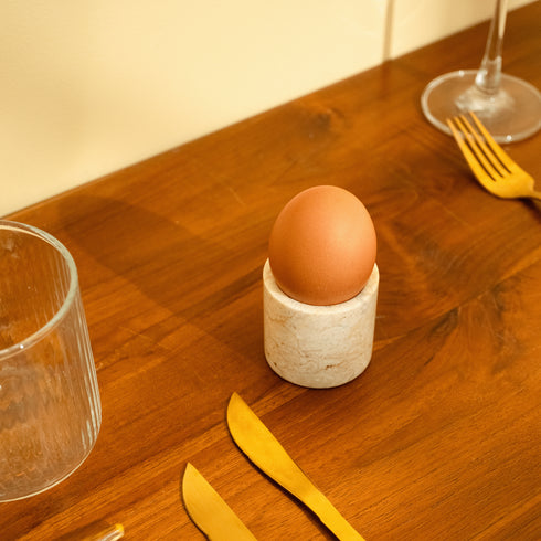 Handmade Marble Egg Cup – Natural Stone Egg Holder