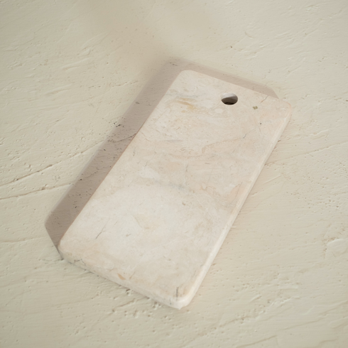 Beige Marble Chopping Board – Natural Stone Kitchen Board (2 Sizes)