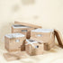 Square Rattan Storage Baskets