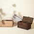 Rattan toilet roll storage box three colours handwoven wicker