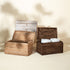 Rectangular rattan toilet roll storage box lifestyle handwoven