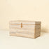 Rectangular Rattan Toilet Roll Storage Box with Lid