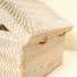 Rectangular Rattan Toilet Roll Storage Box with Lid