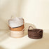 Small Rattan Round Basket with Handles - 4 colours
