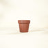 Natural rattan plant pot with terracotta insert saucer set