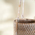 Rattan hanging double pot planter all colours handwoven indoor