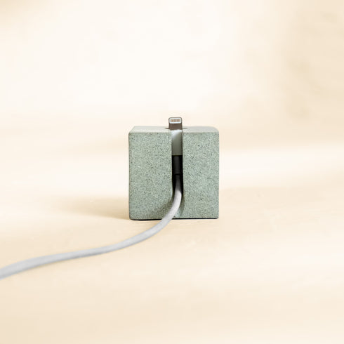 AirPods Cube Marble With Ugreen Cable | AirPods Stand and Charging Case Holder