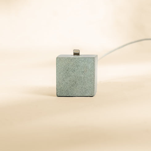 AirPods Cube Marble With Ugreen Cable | AirPods Stand and Charging Case Holder