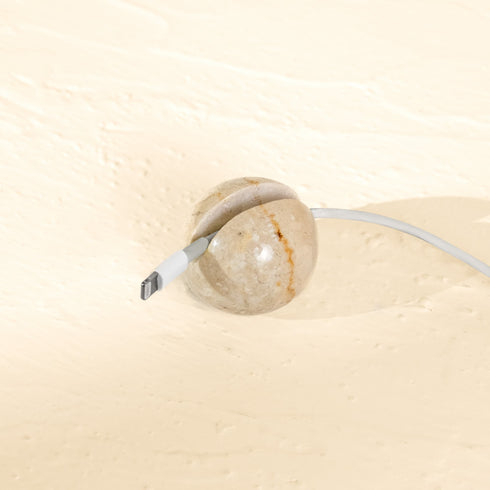 Cable Ball Marble Cable Holder and Desk Cable Organiser