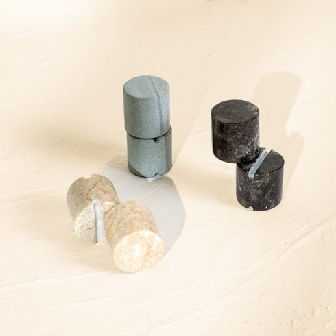 Cable Pillar Tower | Marble Cable Tidy and Desk Cable Organiser