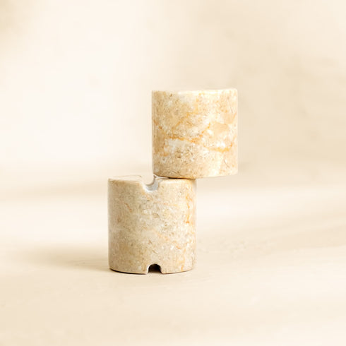 Cable Pillar Tower | Marble Cable Tidy and Desk Cable Organiser