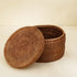 Round Rattan Storage Basket - Honey Brown - Coastal Villa Homeware