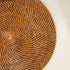Round Rattan Placemat with Holder - Honey Brown - Coastal Villa Homeware