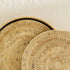 Round Rattan Placemat With Holder - Natural - Coastal Villa Homeware