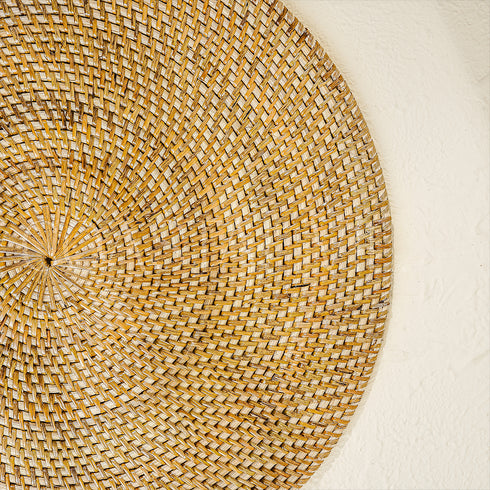 round wicker placemats