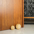 Heavy door stops in onyx