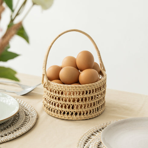 Spiral Harvest Baskets - Coastal Villa Homeware