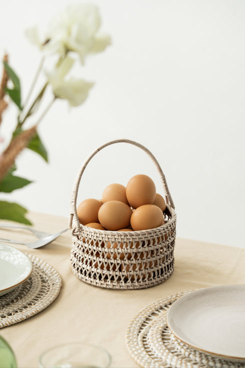 Spiral Harvest Baskets - Coastal Villa Homeware