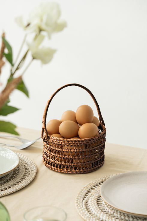 Spiral Harvest Baskets - Coastal Villa Homeware