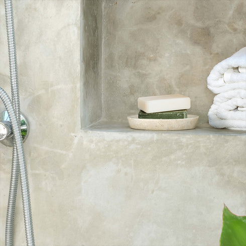 Luxury Marble Soap Dish Tray Holder - Coastal Villa Homeware