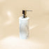 Marble Soap Dispenser With Premium Metal Pump - Coastal Villa Homeware