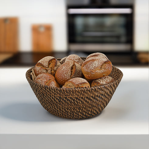 woven bread baskets