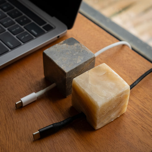 Marble Cable Holder - 3 colours - Coastal Villa Homeware