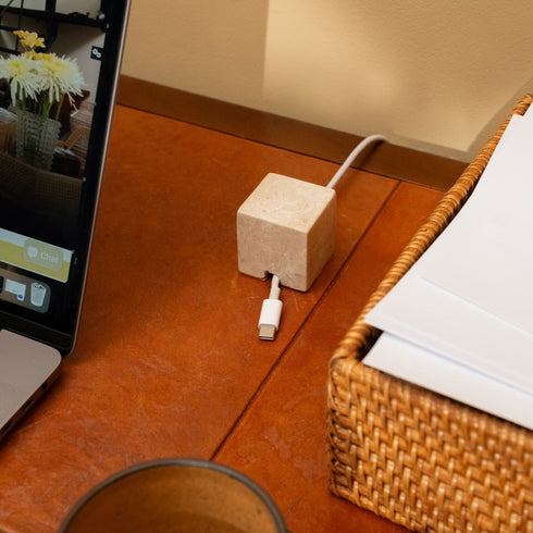 Marble Cable Holder - 3 colours - Coastal Villa Homeware