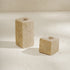 Marble Candle Stick Holder Set in three colours - Coastal Villa Homeware