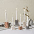 Marble Candle Stick Holder Set in three colours - Coastal Villa Homeware