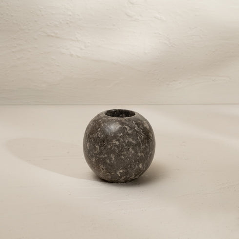 Black premium candle holder for table