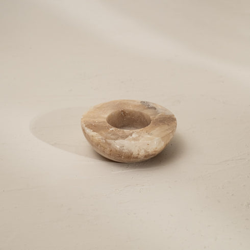 Halfmoon Tea Light Candle Holder 3 Different Colors - Coastal Villa Homeware