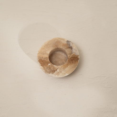 Halfmoon Tea Light Candle Holder 3 Different Colors - Coastal Villa Homeware