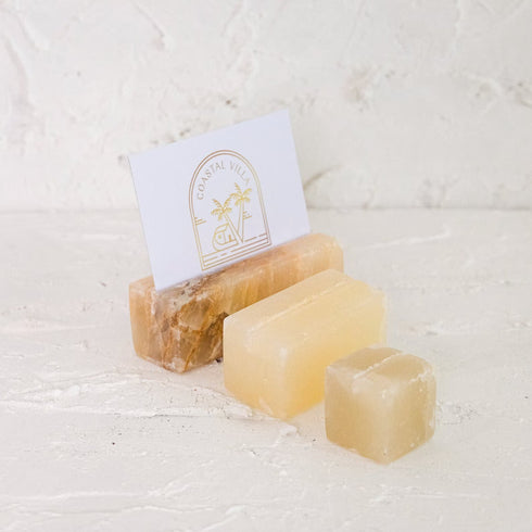 Onyx business card holder