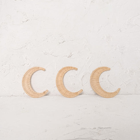 Rattan Christmas Tree Ornament Set - Coastal Villa Homeware