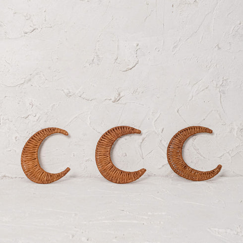 Rattan Christmas Tree Ornament Set - Coastal Villa Homeware