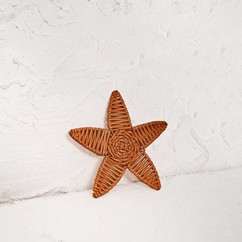 Rattan Christmas Tree Ornament Set - Coastal Villa Homeware