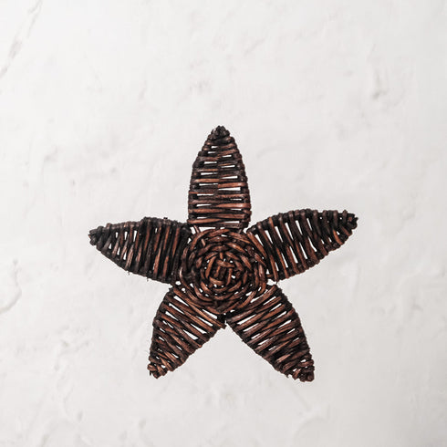 Rattan Christmas Tree Ornament Set - Coastal Villa Homeware