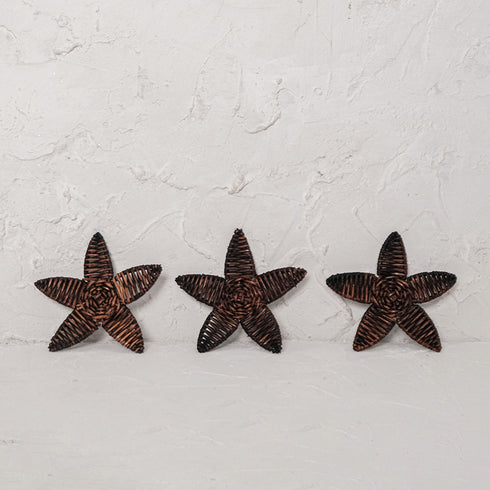 Rattan Christmas Tree Ornament Set - Coastal Villa Homeware