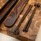 Wooden Chopstick with rest in three woods - Coastal Villa Homeware