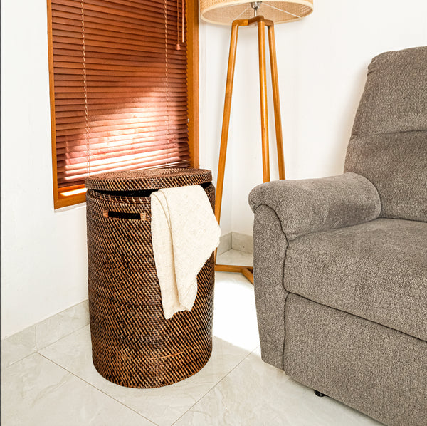 Laundry woven basket / Blanket storage