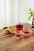 Round Rattan Coaster with Holder - Coastal Villa Homeware