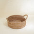 Small Rattan Round Basket with Handles - 4 colours - Coastal Villa Homeware