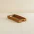 Mini Rattan Tray - Small Rectangular Rattan Display Tray - Coastal Villa Homeware