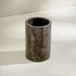 Black marble toothbrush holder