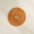 Round Rattan Coaster - Honey Brown - Coastal Villa Homeware
