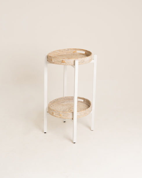 Round tier butler tray - Coastal Villa Homeware